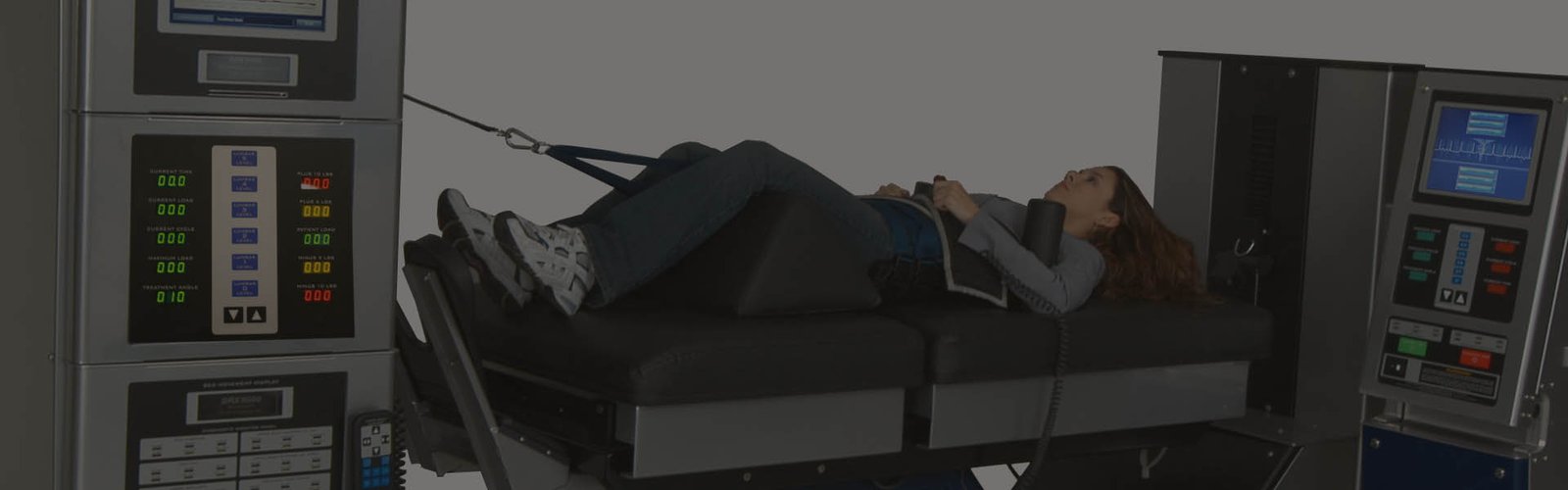 Non-surgical spinal decompression table at Physical Medicine Health Center